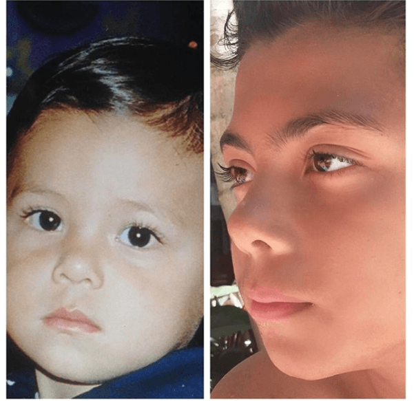 Cristian es producto de la relación entre Ximena Duque y el actor mexicano, Christian Carabias Icaza, quienes se conocieron en 2003.