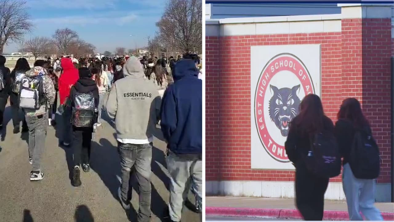 Tres estudiantes detenidos tras protesta en Aurora contra operativos de ICE