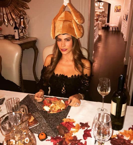 En el pasado Thanksgiving, lista para todo un festín.