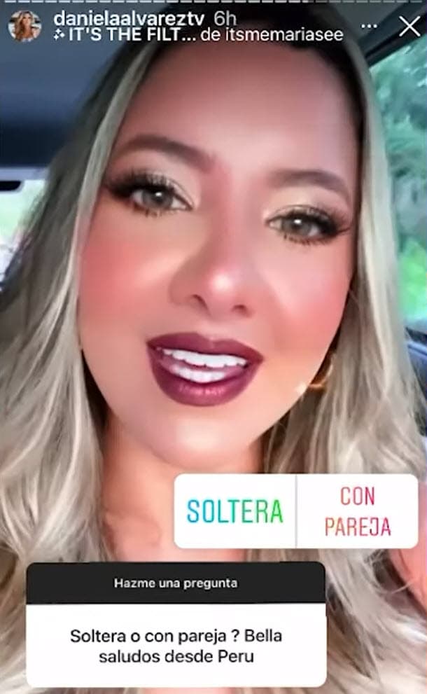 Dos meses antes, en febrero, ella contestó un par de preguntas a sus seguidores de Instagram que para algunos fue una respuesta sobre la situación que ya estaba pasando la pareja. Le cuestionaron si estaba soltera o con pareja: "Más bien, ustedes díganme qué prefieren", contestó. 
<br>