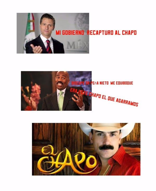 "El Chapo" Guzmán fue capturado una vez más en México y la lluvia de imágenes divertidas no se hizo esperar.