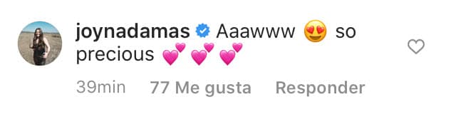 <b>"Aaawww, qué precioso"</b>, escribió la integrante del dúo Jesse & Joy.
<br>