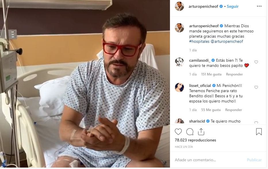 Han pasado casi dos meses desde que estuvo hospitalizado y relató que ya se encuentra bien de salud, aunque continúa con algunos medicamentos.