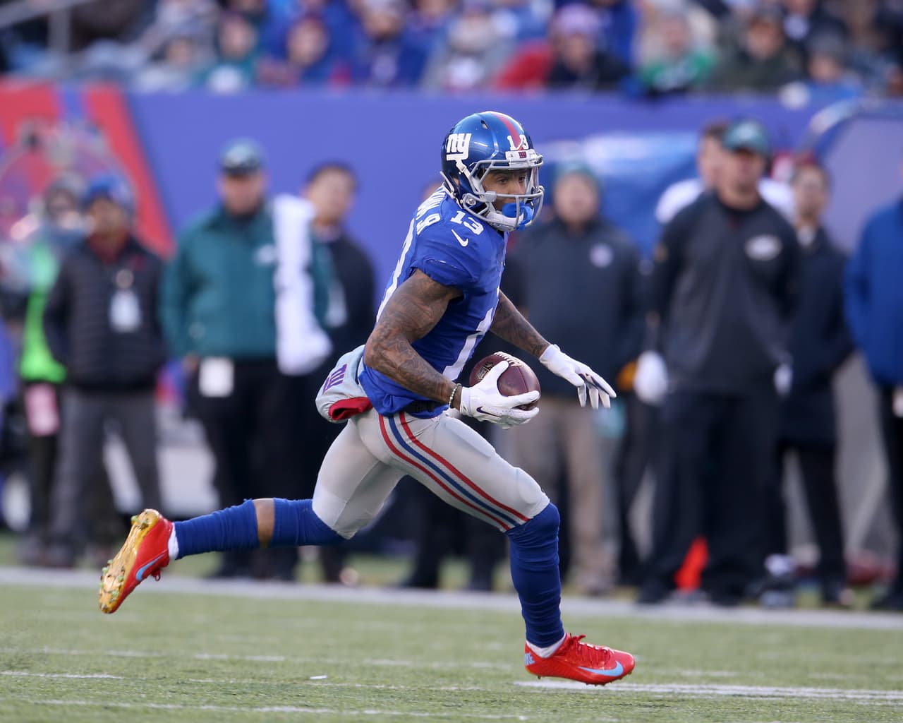 WR Odell Beckham - New York Giants. 2o. equipo Amari Cooper de Oakland