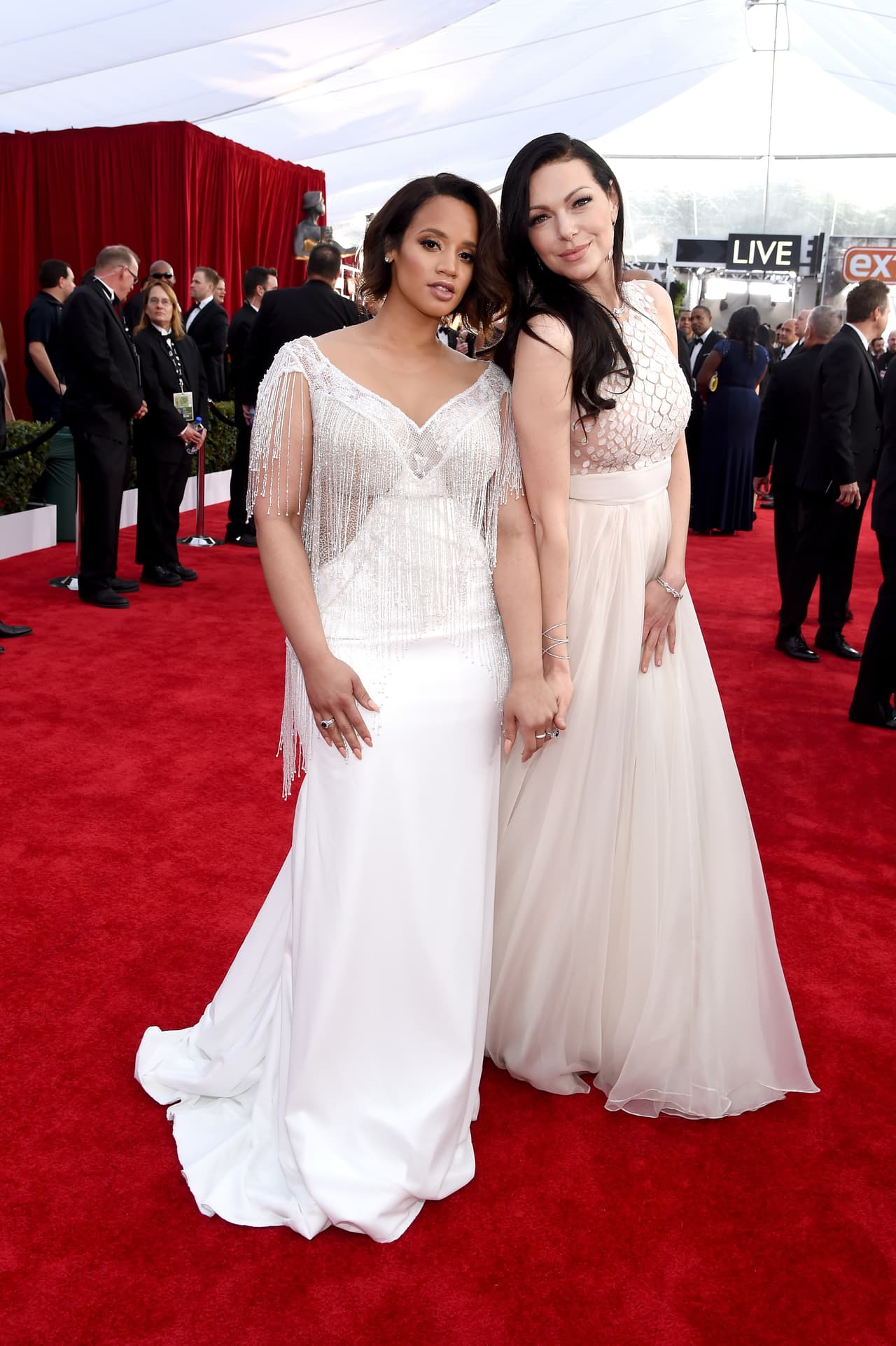 Dos bellas de 'Orange is the New Black', Dascha Polanco y Laura Prepon
