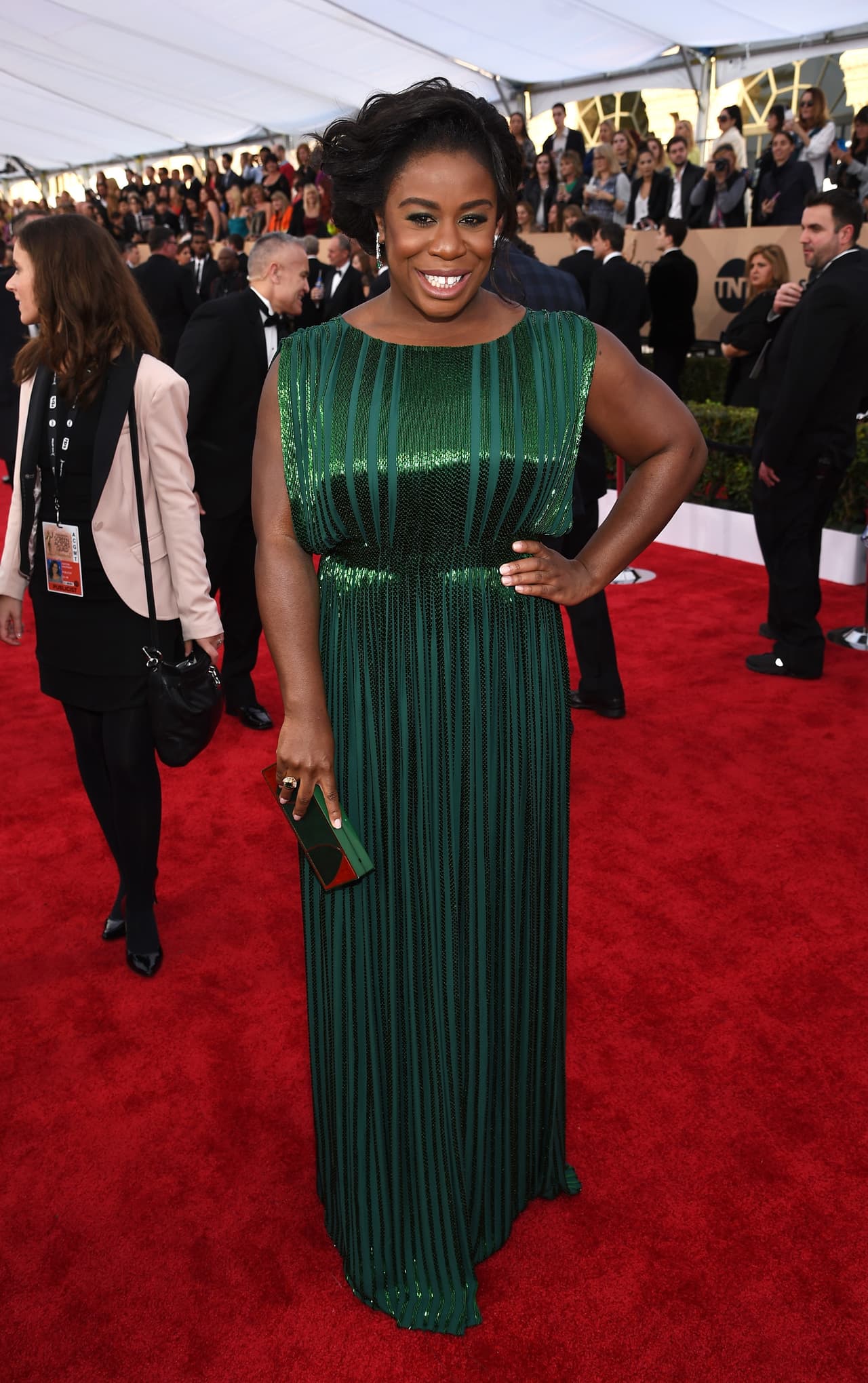 Uzo Aduba, ganadora el año pasado por 'Orange is the new black'