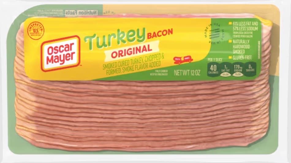 Retiran del mercado más de 360,000 libras de tocino de pavo Oscar Mayer por riesgo de contaminación con listeria