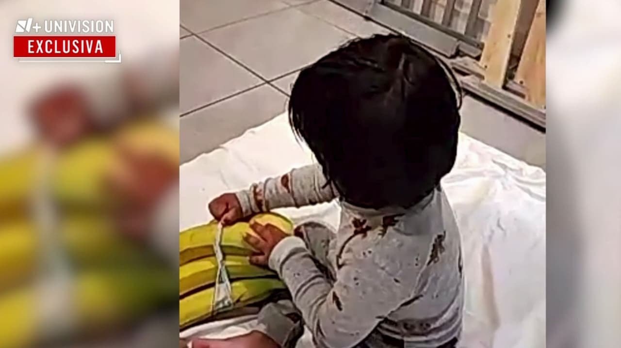 Exclusiva N+ Univision | "Está muy contento": Kaleth, niño de 2 años, recupera el apetito luego de salir de Dilley, Texas