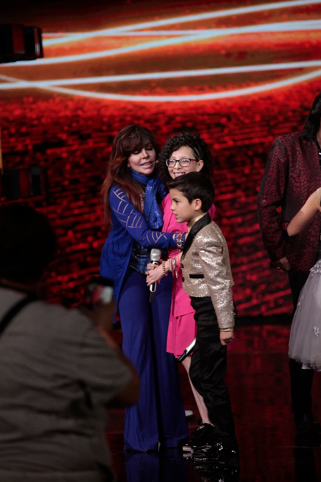 "Estoy muy agradecida, pero sobre todo con los pequeñitos, que me dejaron entrar a un público que no existía para mí. Estoy muy agradecida, de todo corazón".