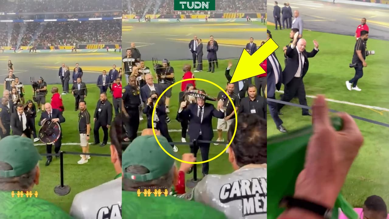 La inesperada reacción de Infantino con fans mexicanos