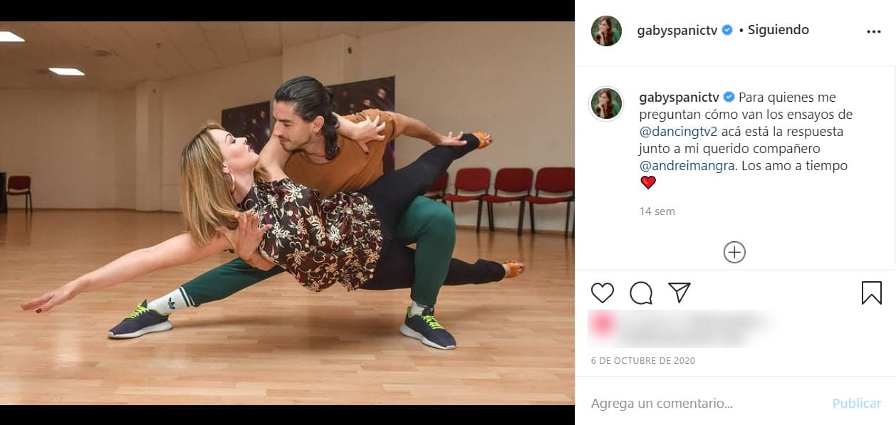 Durante cuatro meses la venezolana estuvo sometida a un constante 
<a href="https://www.univision.com/famosos/gaby-spanic-vuelve-a-la-television-pero-esta-vez-no-sera-en-una-telenovela-fotos">esfuerzo físico</a> para los ensayos de 'Dancing with the stars'.
<br>