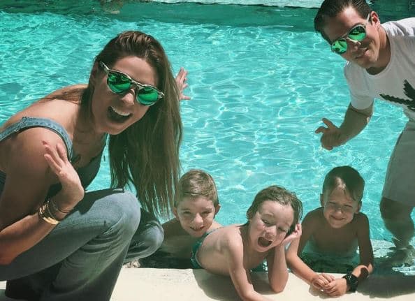 Gali es una mamá 10 y presume cada paso que comparte con él y los hijos de su esposo, furto de su primer matrimonio.