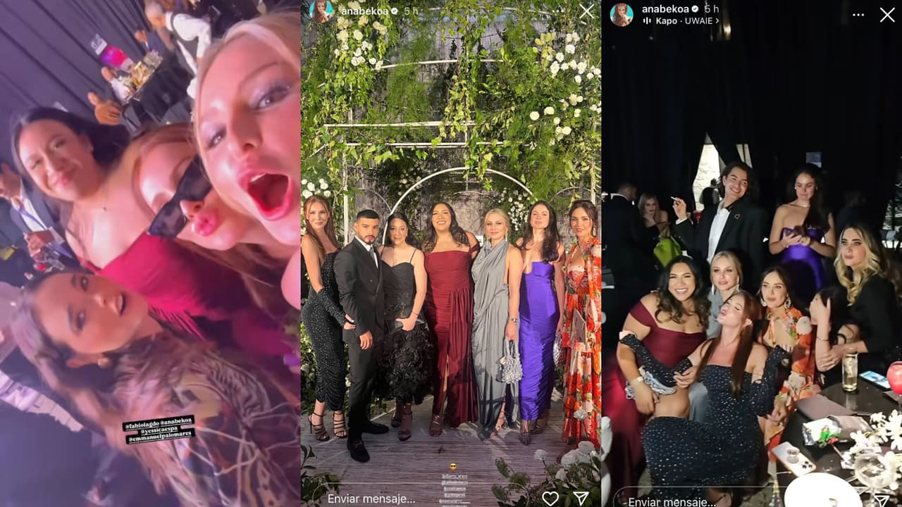 Ana Bekoa fue una de las artistas invitadas y compartió algunos momentos de lo que se vivió al interior de la boda.