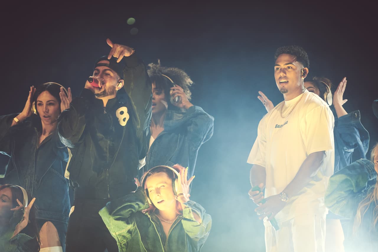 Estos intérpretes armaron la fiesta en el segundo día de ensayos de los Latin AMAs 2023.