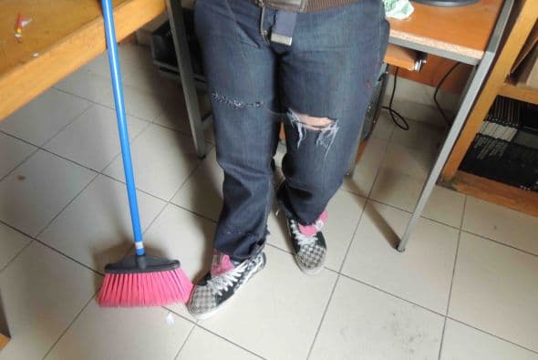 Entonces Ángel decidió parar y entregarse a las autoridades migratorias mexicanas, quienes le dieron asilo como refugiado. Foto: LSantacruz.