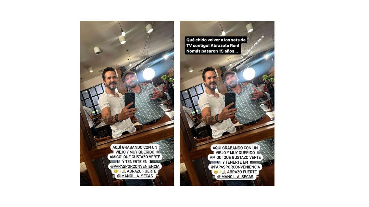 Los actores volverán a trabajar juntos en la telenovela 'Papás por conveniencia'.