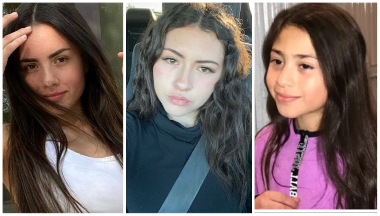 Diana Ponce, Karime Duarte Ponce y Jennifer Duarte Ponce.