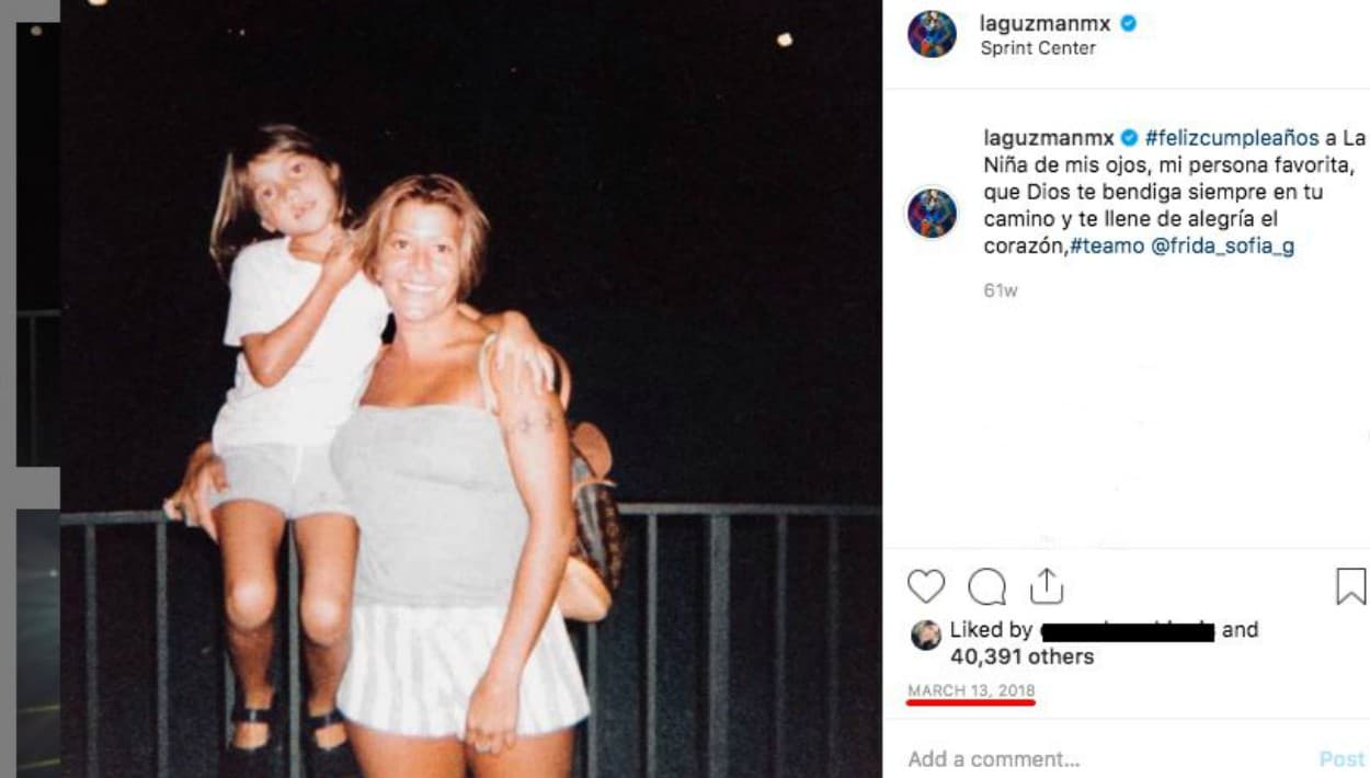 Una revisión rápida del 
<b><a href="https://www.instagram.com/laguzmanmx/" target="_blank">perfil de Instagram de Alejandra Guzmán</a></b> permite constatar que durante la mayoría de 2018, ambas disfrutaban juntas de diversas experiencias y se dedicaban mensajes expresándose amor. El año pasado, la llamada 'reina del rock' felicitó a su hija por su cumpleaños y le llamó la "niña de sus ojos" y su "persona favorita" antes de reiterarle que la amaba.