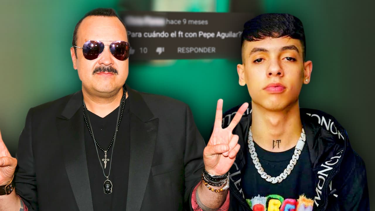 Burlonamente, Natanael Cano dice que solo cantará con Pepe Aguilar cuando esté "muerto"