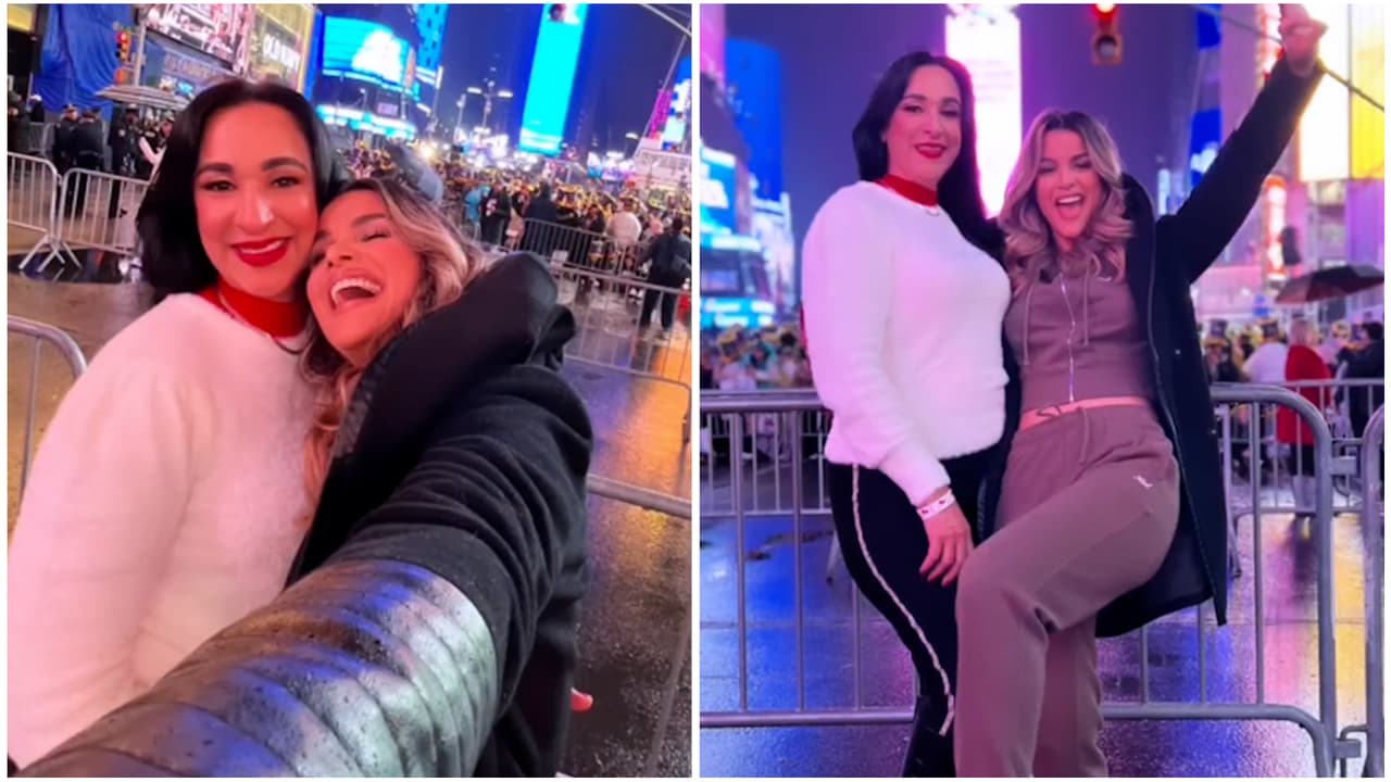 Clarissa Molina le cumple un sueño a su mamá para "verla feliz” en Times Square tras un año difícil