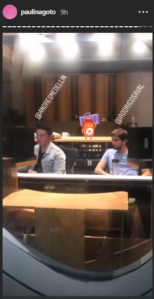 Rodrigo Saval acompañó a la actriz durante una sesión fotográfica que realizó el fin de semana.