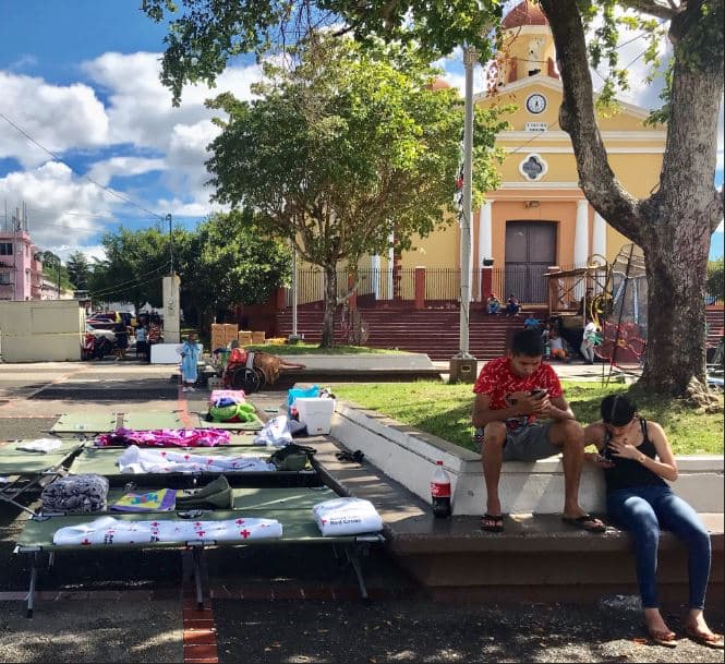 Más de cien desamparados emigran a Sabana Grande ante el terror de sufrir otro terremoto
