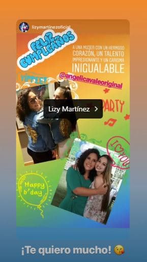 La actriz Lizy Martínez también publicó un mensaje para celebrar el cumpleaños número 43 de la hija de Raúl Vale.