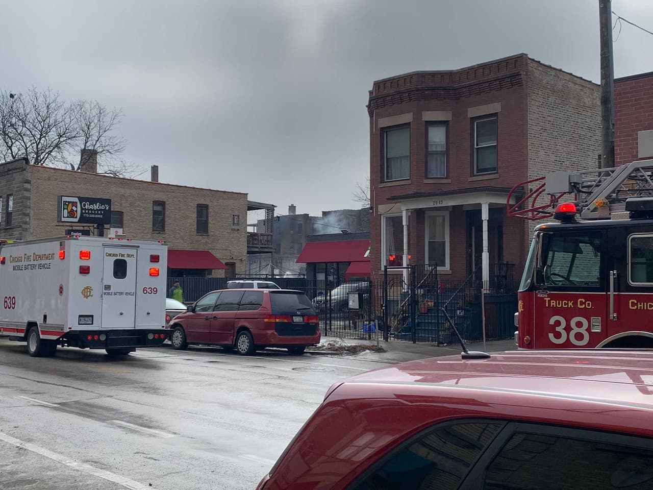 Incendio Albany Park.