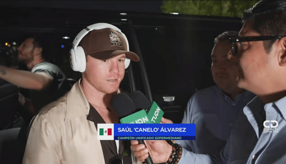 ¡De California a Nevada! Canelo llega a Las Vegas para pelea con Berlanga