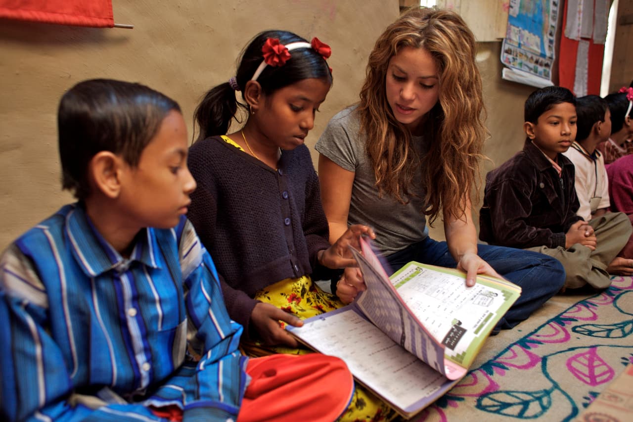 Así es como Shakira he encontrado en cada misión por la educación más motivación para no dejar de hacerlo.