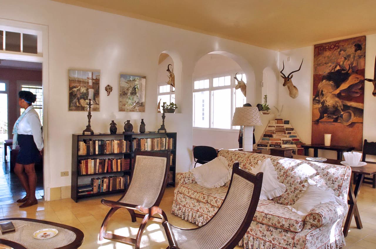 Esta finca fue el hogar del escritor estadounidense, Ernest Hemingway, desde 1939 hasta 1060.