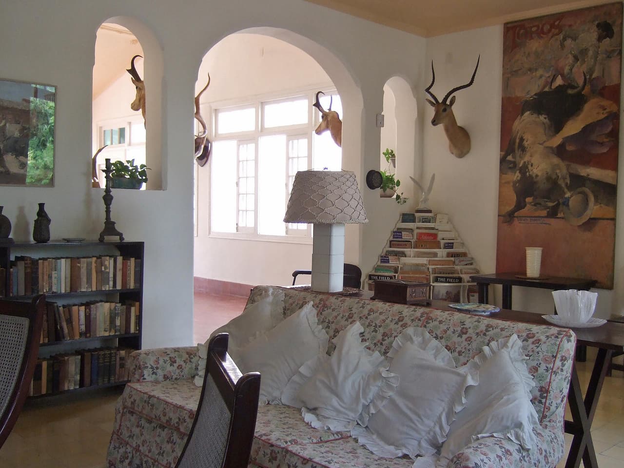 Esta finca fue el hogar del escritor estadounidense, Ernest Hemingway, desde 1939 hasta 1060.