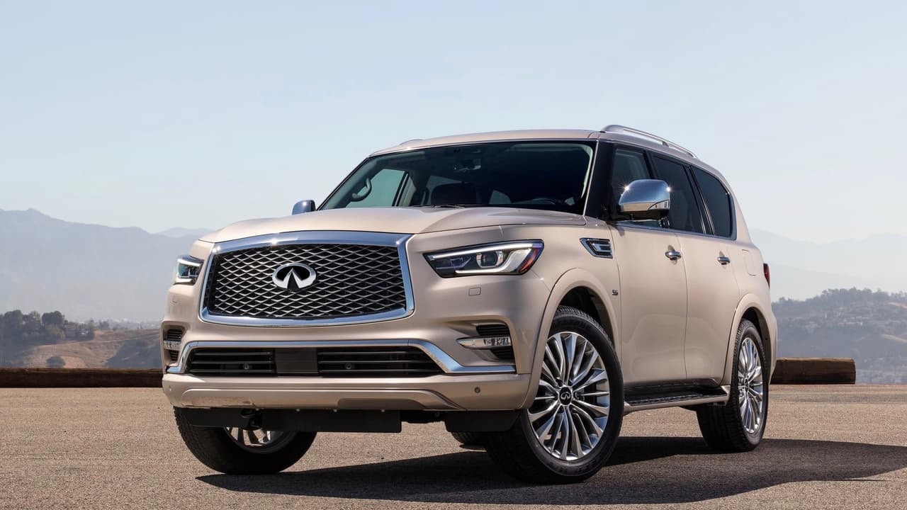 <h3 class="cms-H3-H3"><b>4. Infiniti QX80</b></h3>
<br>
<b>Precio inicial: $65,400</b>
<br>
<b>Diferencial porcentual de precio sobre modelo de un año de uso: 34.9%</b>
<br>
<b>Diferencial de precio en dólares sobre modelo de un año de uso: $26,188</b>
<br>Esta SUV de lujo y tamaño familiar de Infiniti ha sido producida ininterrumpidamente sobre la
<b> misma plataforma y con la misma carrocería </b>desde hace casi 9 años. Peor aún, la Nissan Armada es prácticamente el mismo vehículo con un precio inicial que es 18,300 dólares más barato.