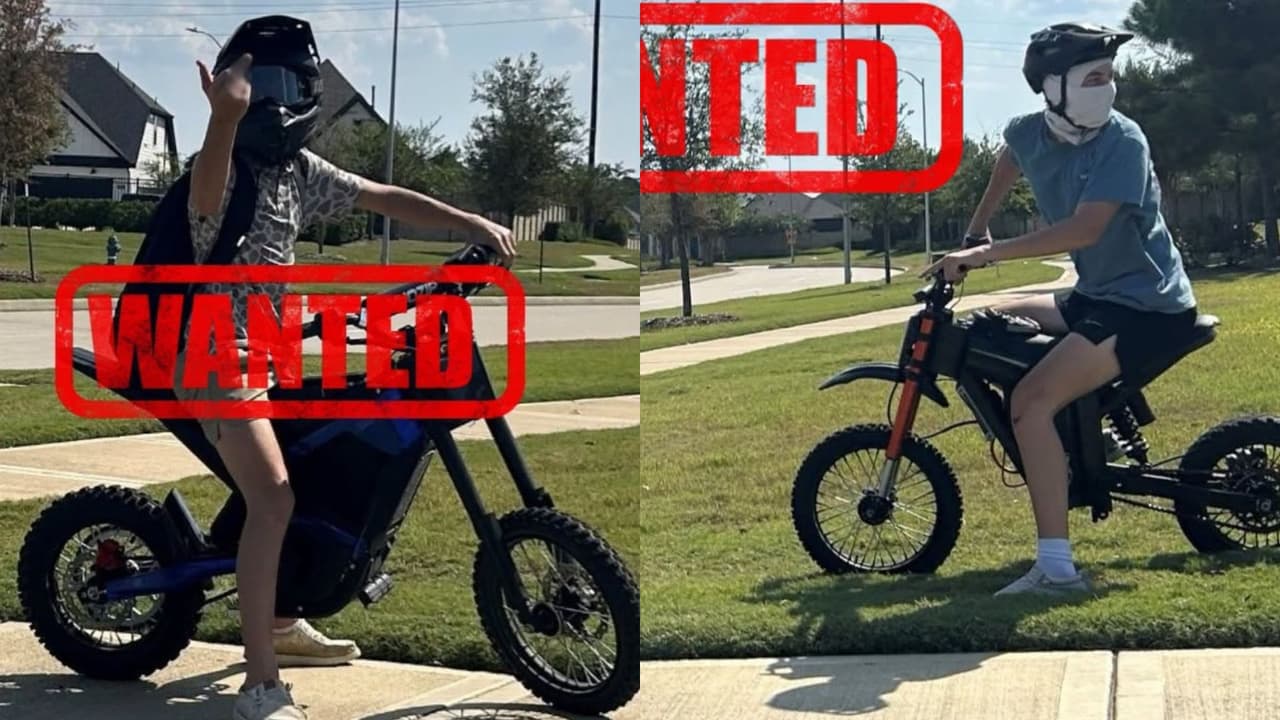 Buscan a dos motociclistas que huyeron tras conducir de forma peligrosa en una calle del condado Harris