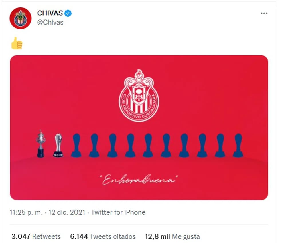 Y por supuesto, su rival no se quiso quedar atrás de la felicitación.