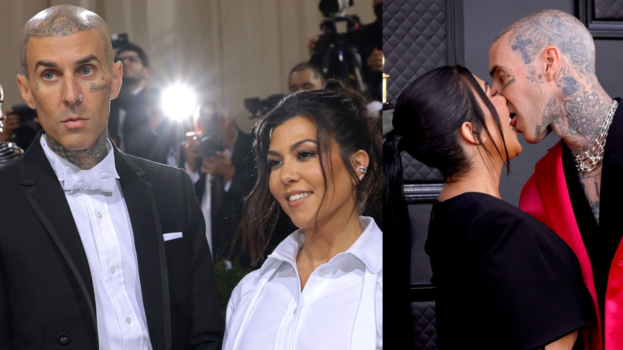 Kourtney Kardashian y Travis Barker se casaron por el civil: ahora sí bajo la ley y con licencia