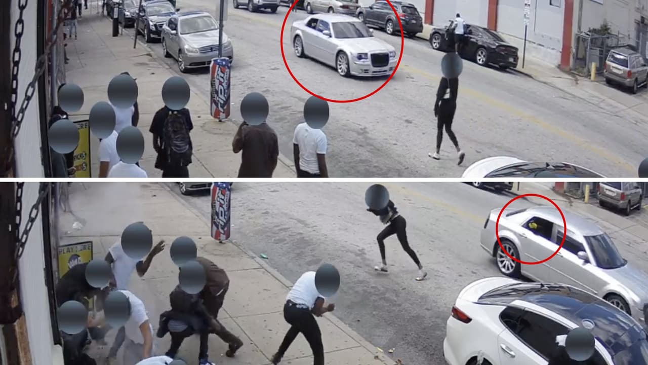 Tiroteo en Olney deja un muerto y cinco personas heridas, la Policía busca a sospechosos que iban a bordo de auto