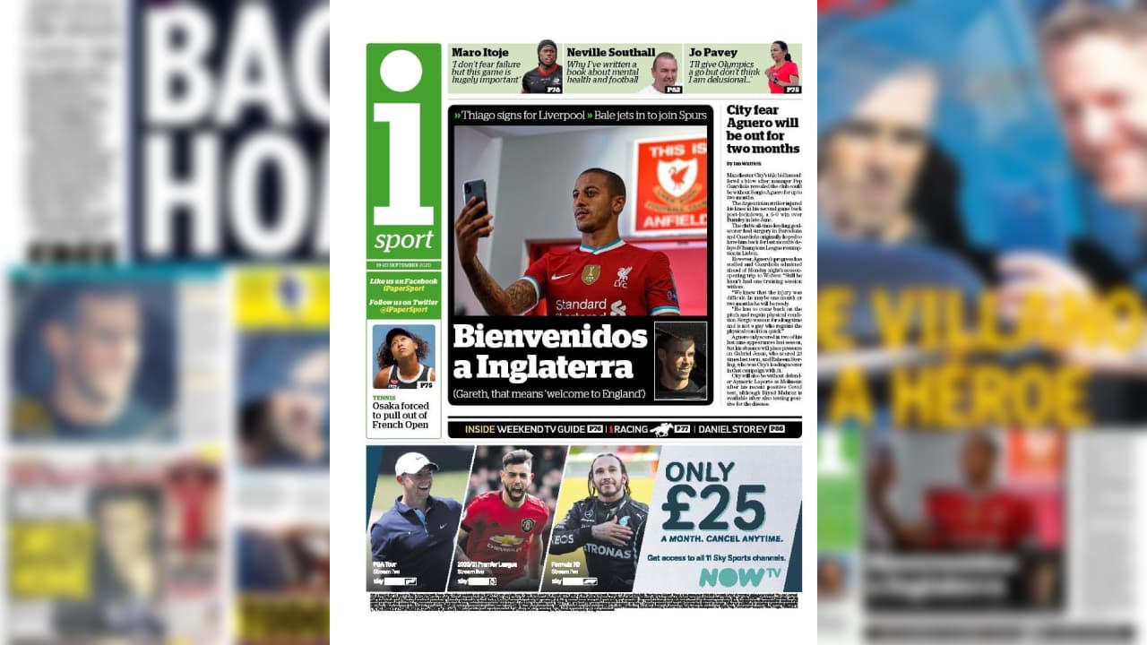 Así reaccionó la prensa internacional al regreso de Gareth Bale a la PL | El galés dejaría al Real Madrid para enlistarse en el Tottenham de Mourinho.