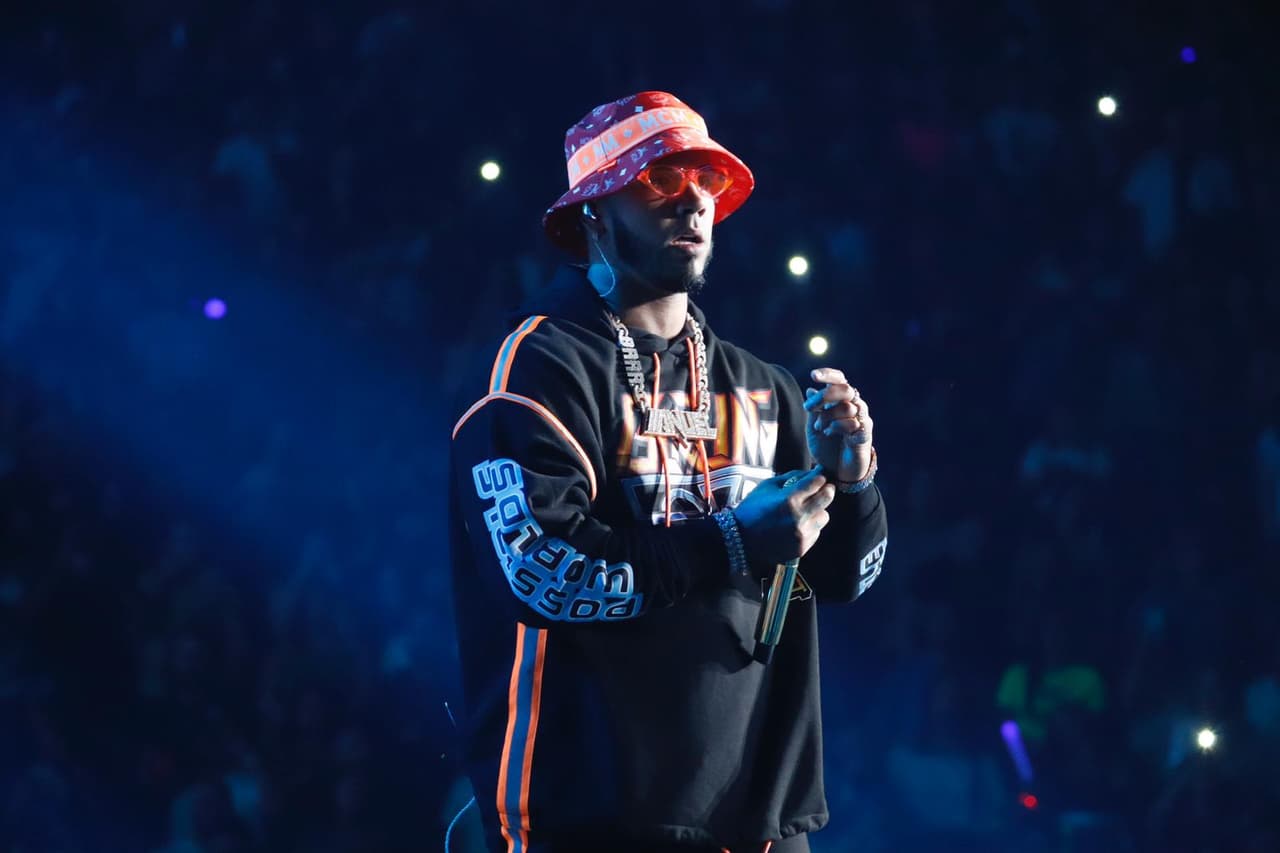 El Conejo Malo junto a 
<b>Anuel AA</b> la montaron en el escenario del Prundential Center.