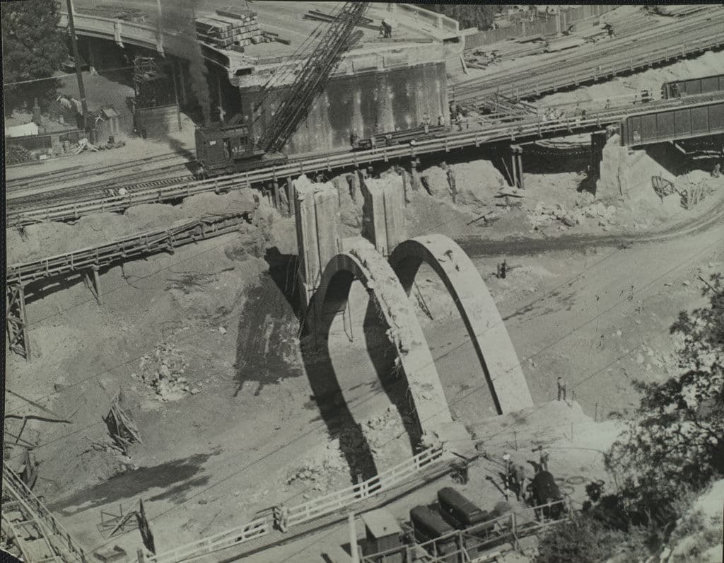 Demolición del puente Dayton en 1939.