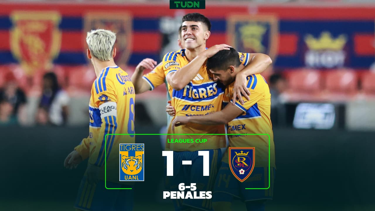 Tigres se impone ante Real Salt Lake en la Leagues Cup
