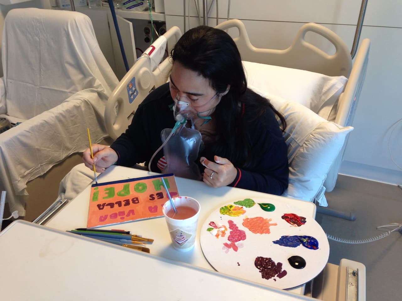 Las terapias alternativas y de relajación son parte de su rutina, aun después del trasplante.