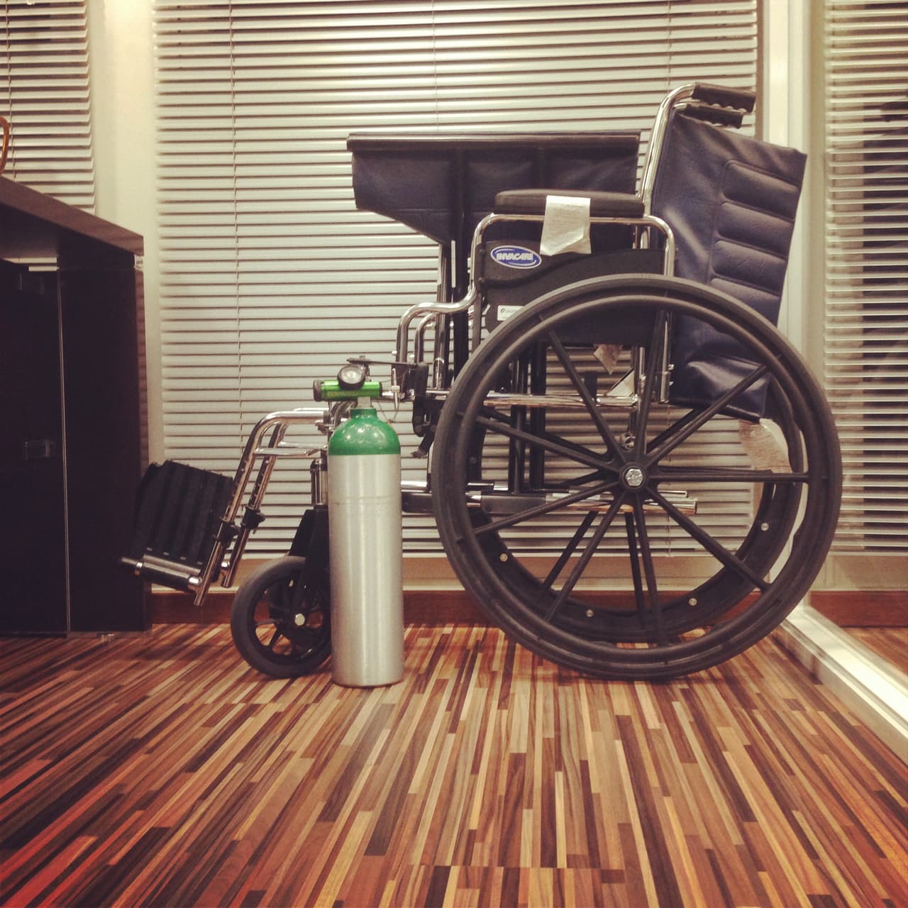 El efecto de la esclerodermia en sus pulmones era tan fuerte que no podía hacer el esfuerzo de caminar.