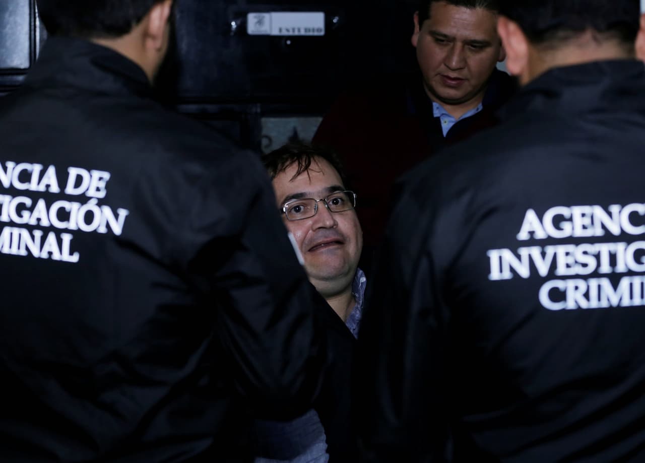 Javier Duarte is under investigation for embezzlement of public funds and unlawful enrichment, among other offences.