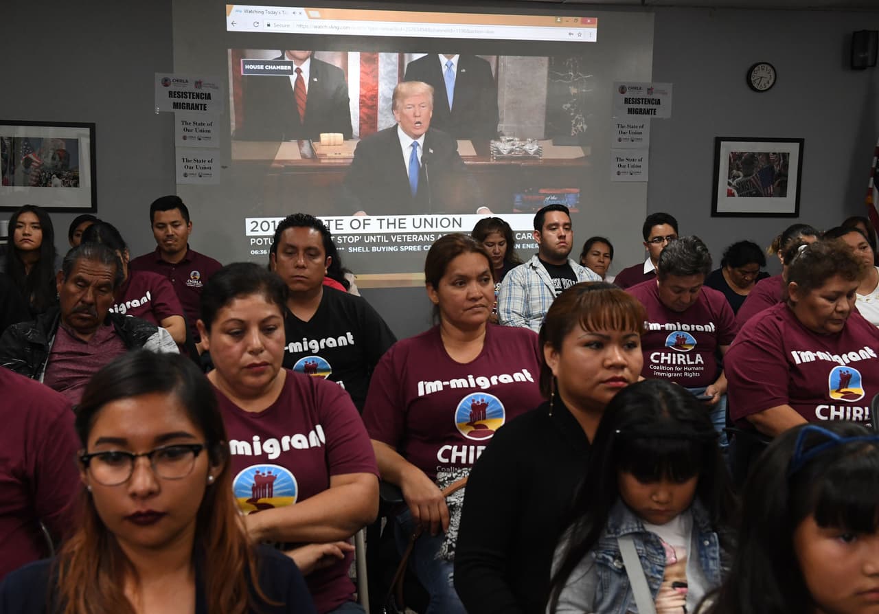 Immigrant groups offer grim response to Trump's State of the Union speech