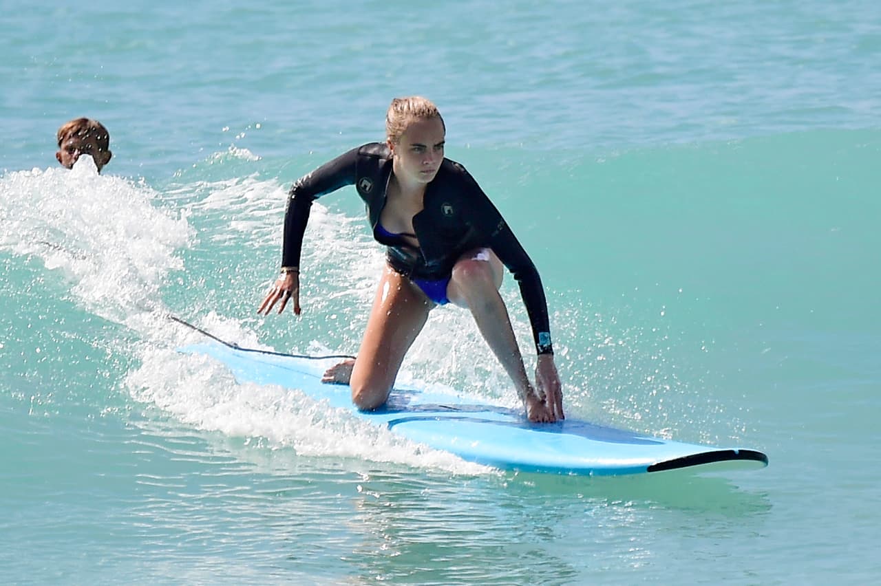 ¡Tal vez su próximo objetivo sea alguna competencia de surf!