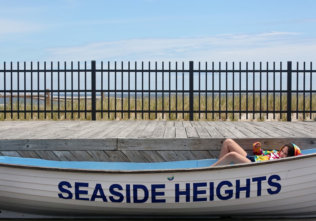 New Jersey Beaches And Boardwalks Start To Reopen Amid Coronavirus Pandemic