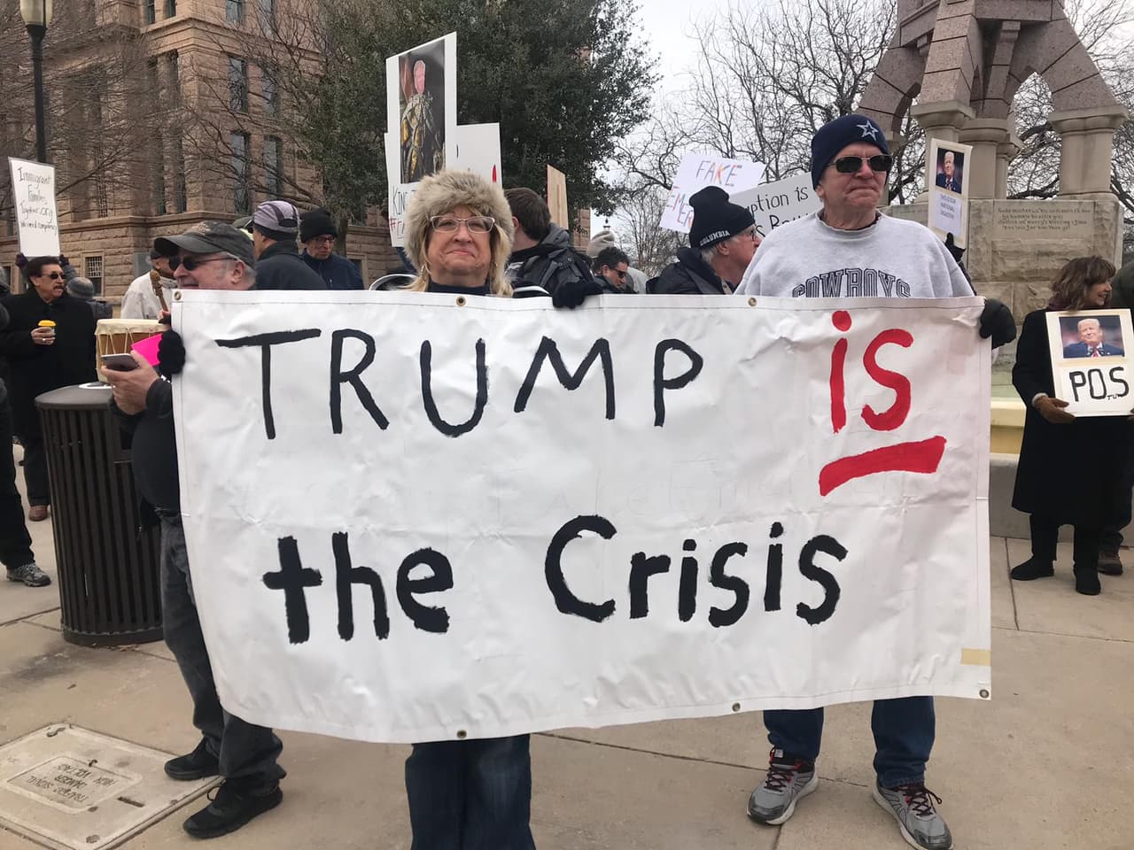 "Trump es la crisis"
