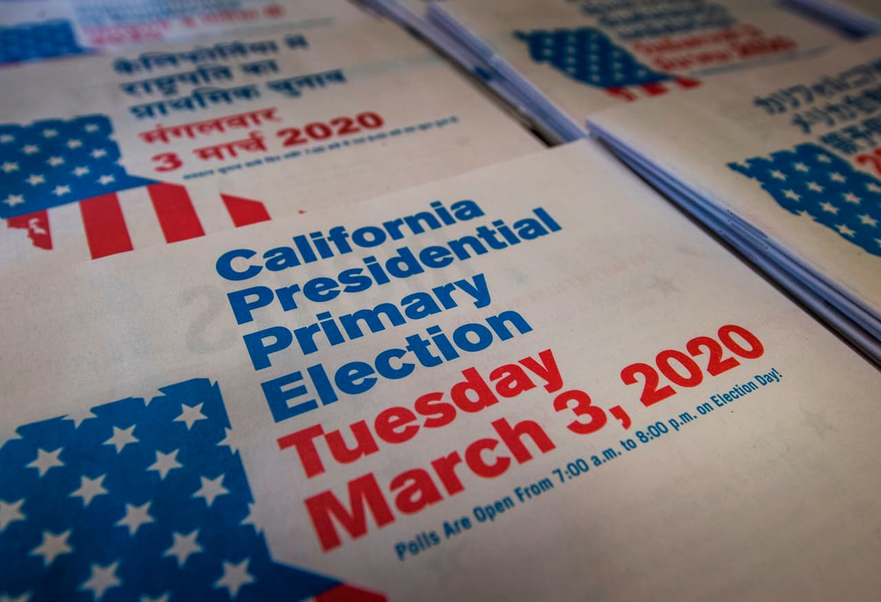 California es el gran premio del Supermartes por el que todos los candidatos demócratas se pelean