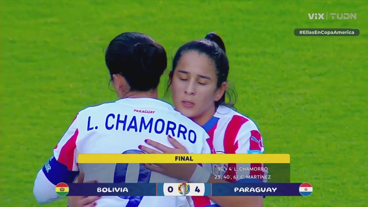 Claudia Martínez guía a Paraguay ante Bolivia